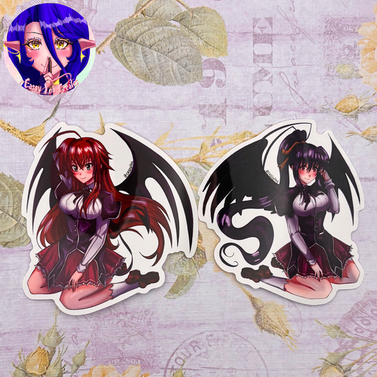 Devil Girls Glossy Vinyl Stickers