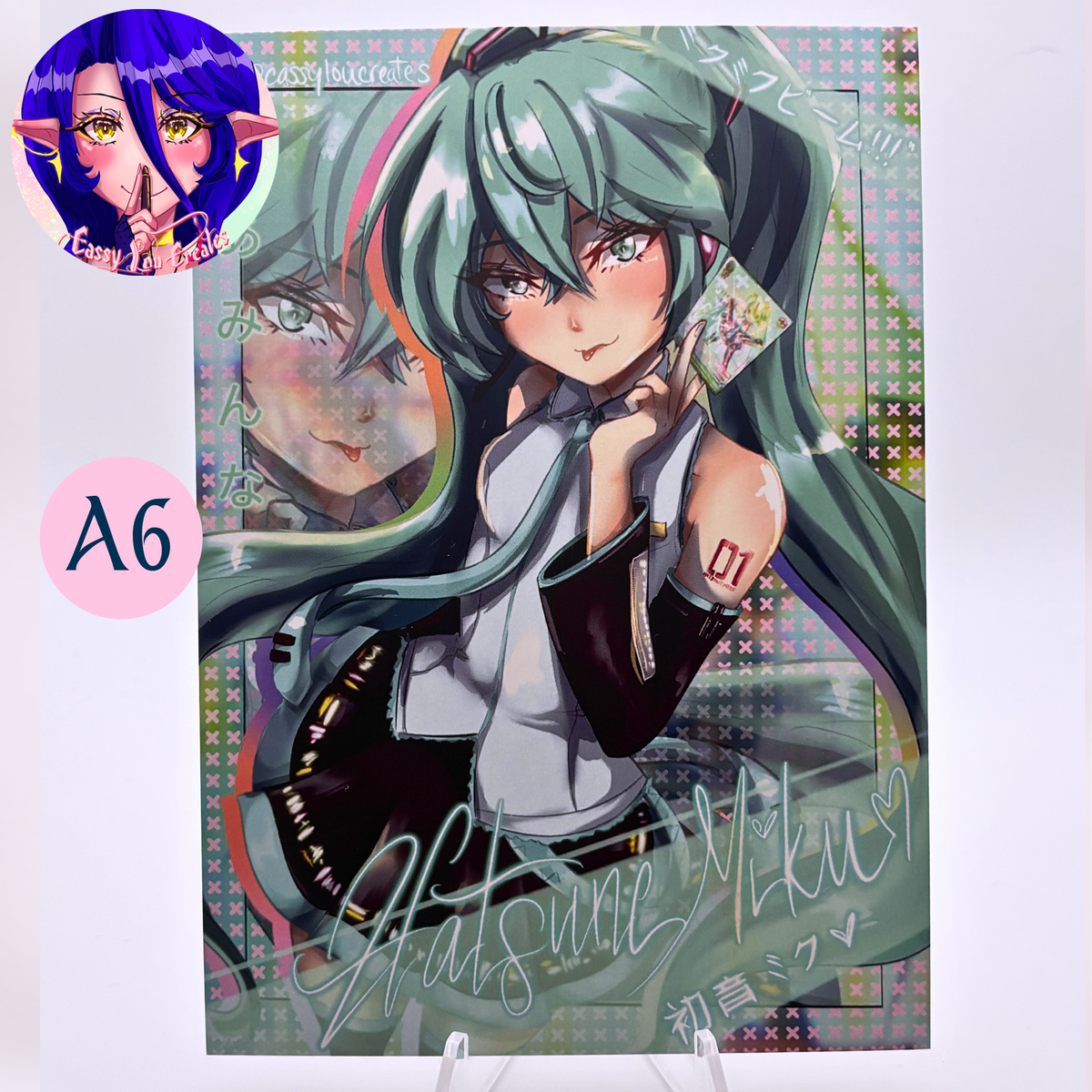 Vocaloid Miku Matte Print Multiple Sizes