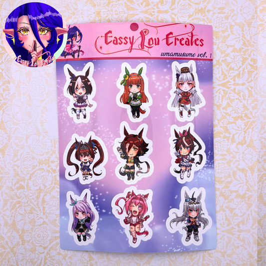 Horse Girls (Uma) Sticker Sheets