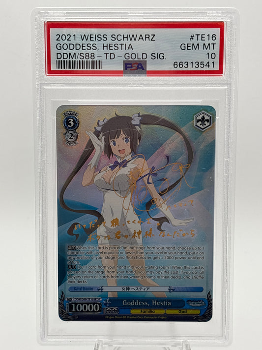 [EN] Weiss Schwarz Danmachi Hestia | DDM/S88-TE16SP SP PSA 10
