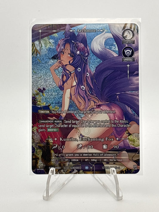 [EN] Fabled-S Archnote Kumiho, Enchanting Fox | KUMI-EN001 ILLUS GENDO0032 M