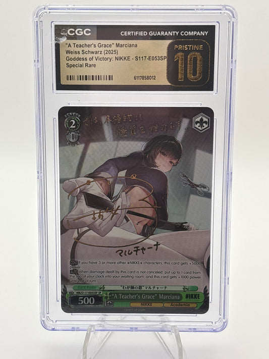 [EN] Weiss Schwarz Nikke Marciana | S117-E053SP CGC Pristine 10