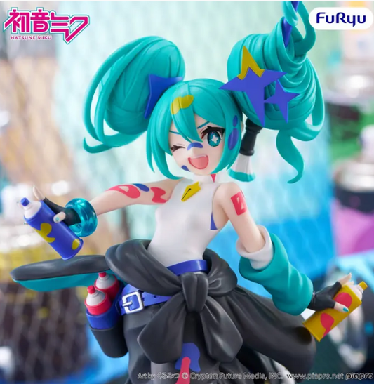 Muchute Figure Hatsune Miku: Paint Girl Another Color Ver.