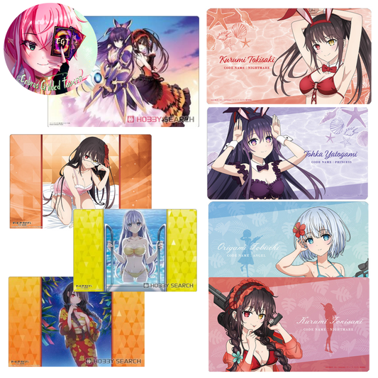 Date A Live Rubber Mats [Tohka Yatogami, Kurumi Tokisaki, Origami Tobiichi & Miku Izayaoi]
