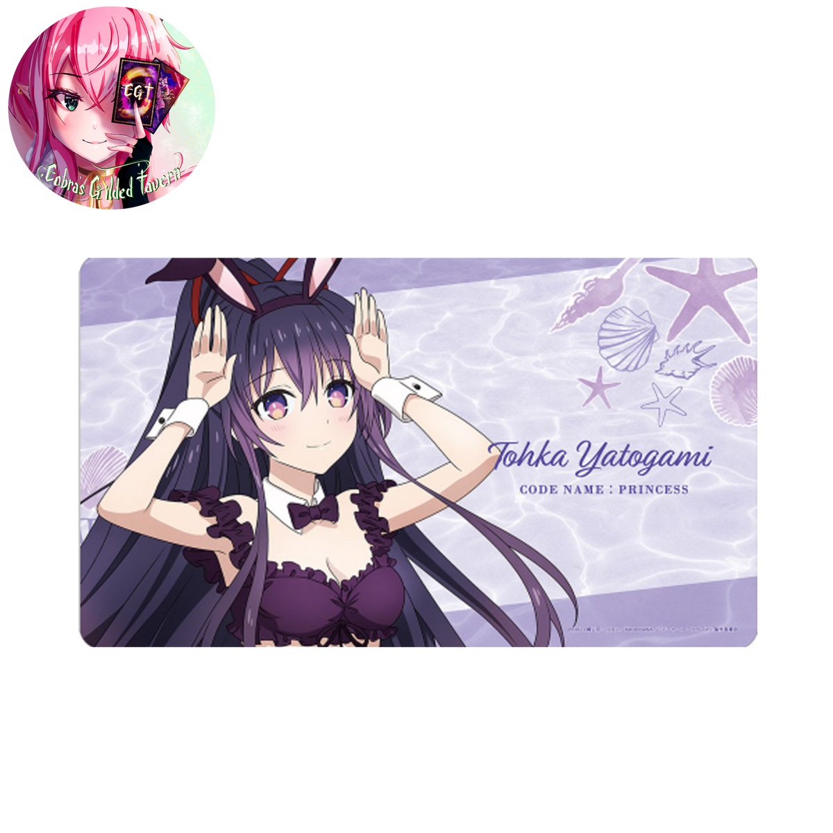 Date A Live Rubber Mats [Tohka Yatogami, Kurumi Tokisaki, Origami Tobiichi & Miku Izayaoi]