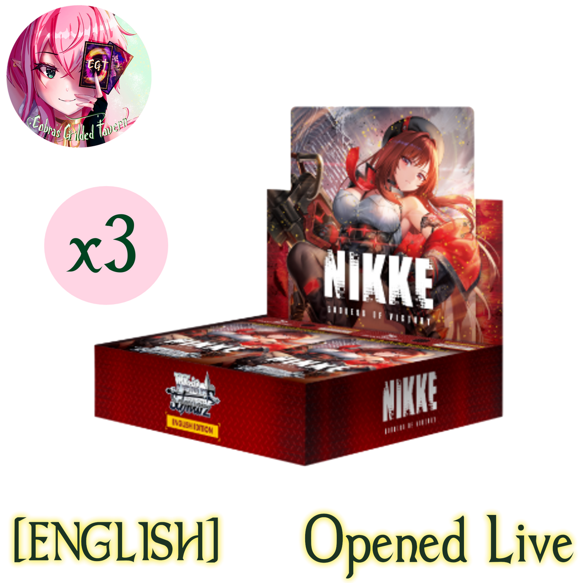 [RESTOCKED!] Goddess of Victory: Nikke Vol. 2 | English Weiss Schwarz
