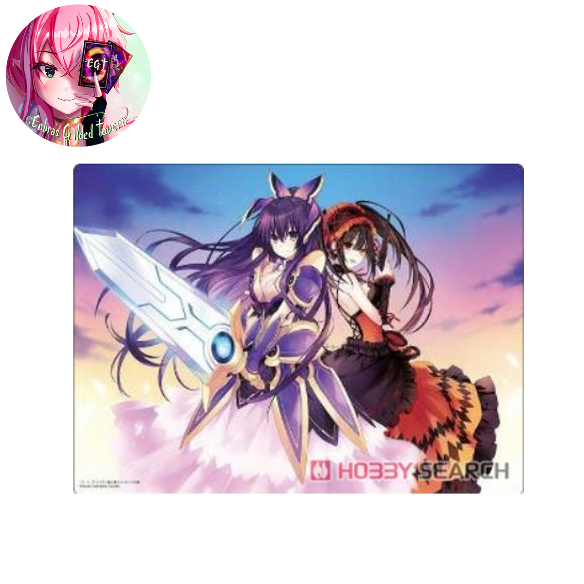 Date A Live Rubber Mats [Tohka Yatogami, Kurumi Tokisaki, Origami Tobiichi & Miku Izayaoi]