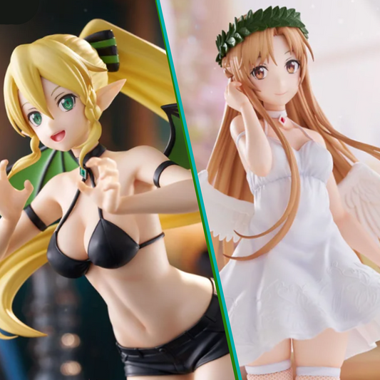 BiCute Pure/Dark Figures Sword Art Online Asuna/Leafa