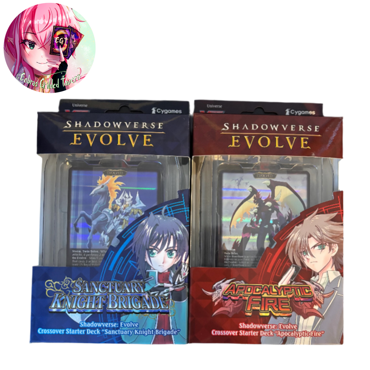 Apocalyptic Fire and Sanctuary Knight Brigade Starter Decks | English ShadowVerse: Evolve